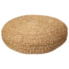 Home&Styling Puf redondo natural de hierba marina Ø58x20 cm