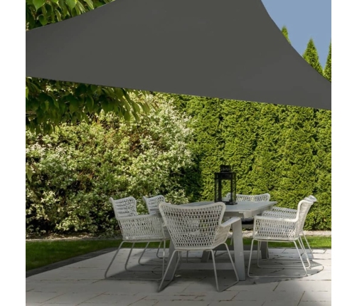 ProGarden Toldo triangular gris 3x3x3 m