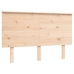 Estructura de cama con cabecero madera maciza 140x190 cm