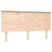 Estructura de cama de matrimonio con cabecero madera maciza