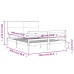 Estructura de cama con cabecero madera maciza 160x200 cm