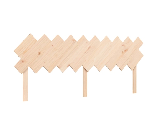 Estructura de cama con cabecero madera maciza 200x200 cm