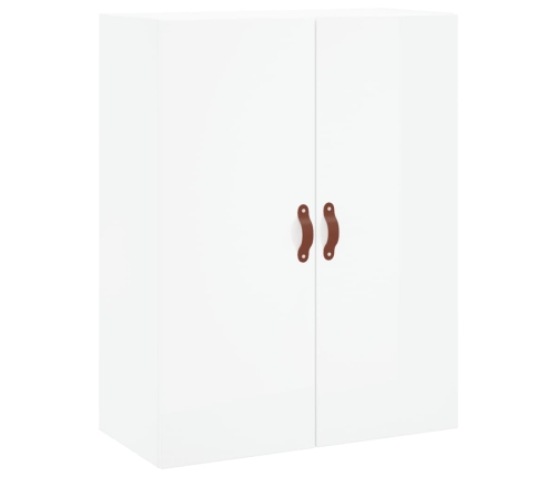 Armario de pared 2 unidades blanco brillante 69,5x34x90 cm