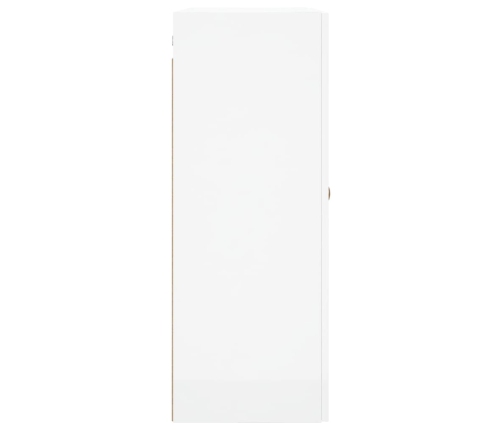 Armario de pared 2 unidades blanco brillante 69,5x34x90 cm