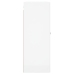 Armario de pared 2 unidades blanco brillante 69,5x34x90 cm