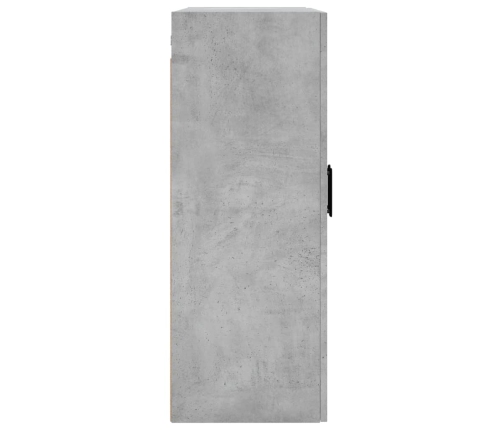 Armario de pared 2 unidades gris hormigón 69,5x34x90 cm