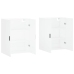 Armarios de pared 2 unidades blanco 69,5x34x90 cm