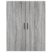 Armarios de pared 2 unidades gris Sonoma 69,5x34x90 cm