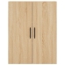 Armario de pared 2 unidades roble Sonoma 69,5x34x90 cm