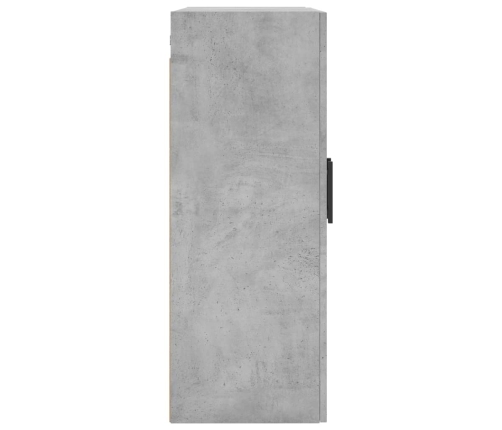 Armario de pared 2 unidades gris hormigón 69,5x34x90 cm