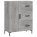 Aparador alto madera contrachapada gris sonoma 69,5x34x180 cm