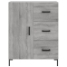 Aparador alto madera contrachapada gris sonoma 69,5x34x180 cm