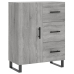 Aparador alto madera contrachapada gris sonoma 69,5x34x180 cm