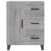 Aparador alto madera contrachapada gris sonoma 69,5x34x180 cm