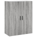 Aparador alto madera contrachapada gris sonoma 69,5x34x180 cm