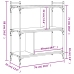 Librería 3 estantes madera ingeniería roble Sonoma 76x32x88 cm