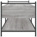 vidaXL Mesa de centro madera de ingeniería gris Sonoma 99x50x50 cm