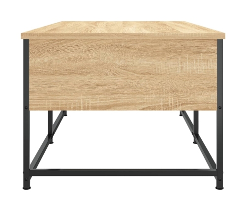 Mesa de centro madera de ingeniería roble Sonoma 100x51x40 cm