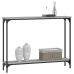 Mesa consola madera de ingeniería gris Sonoma 100x22,5x75 cm