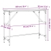 Mesa consola madera de ingeniería negro 100x32x75 cm