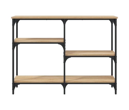 vidaXL Mesa consola madera de ingeniería roble Sonoma 102x29x75 cm