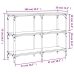 Mesa consola madera de ingeniería negra 100x29x75 cm