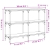 Mesa consola madera de ingeniería roble Sonoma 100x29x75 cm