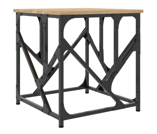 Mesa de centro madera de ingeniería roble Sonoma 45x45x47,5 cm