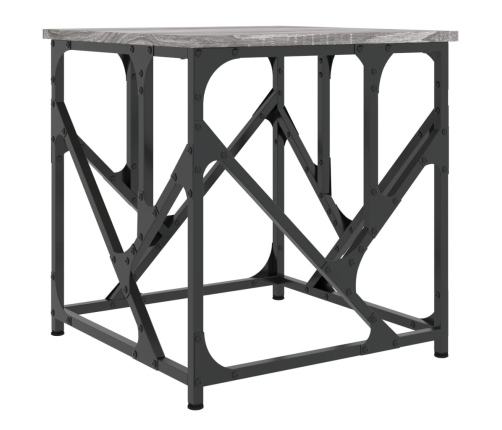 Mesa de centro madera de ingeniería gris Sonoma 45x45x47,5 cm