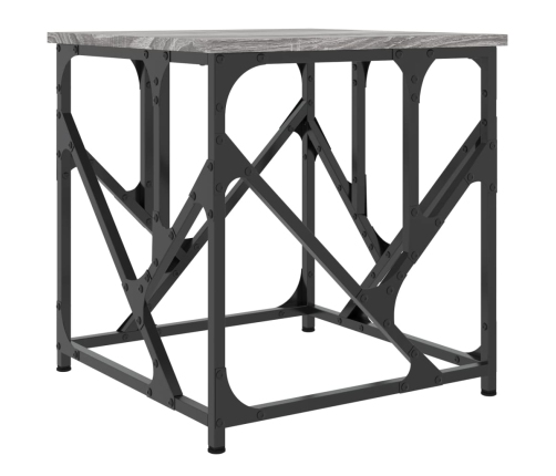 Mesa de centro madera de ingeniería gris Sonoma 45x45x47,5 cm