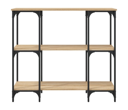 vidaXL Mesa consola madera de ingeniería roble Sonoma 102x35x90 cm