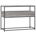 Mesa consola madera de ingeniería gris Sonoma 100x40x75 cm