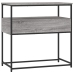 Mesa consola madera de ingeniería gris Sonoma 75x40x75 cm