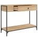 Mesa consola madera de ingeniería roble Sonoma 100x34,5x75 cm