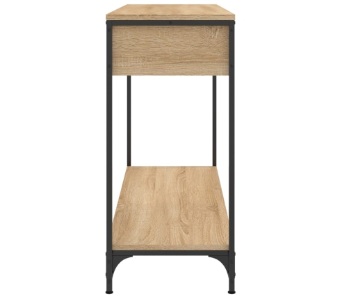 Mesa consola madera de ingeniería roble Sonoma 100x34,5x75 cm