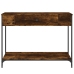 Mesa consola madera contrachapada roble ahumado 100x34,5x75 cm