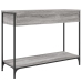 Mesa consola madera de ingeniería gris Sonoma 100x34,5x75 cm