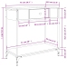 Mesa consola madera de ingeniería roble Sonoma 75x34,5x75 cm