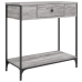 Mesa consola madera de ingeniería gris Sonoma 75x34,5x75 cm