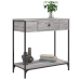 Mesa consola madera de ingeniería gris Sonoma 75x34,5x75 cm