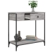 Mesa consola madera de ingeniería gris Sonoma 75x34,5x75 cm