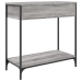 Mesa consola madera de ingeniería gris Sonoma 75x34,5x75 cm