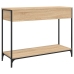 Mesa consola madera de ingeniería roble Sonoma 100x34,5x75 cm