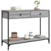 Mesa consola madera de ingeniería gris Sonoma 100x34,5x75 cm