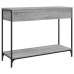 Mesa consola madera de ingeniería gris Sonoma 100x34,5x75 cm