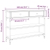 Mesa consola madera de ingeniería roble Sonoma 100x25x75 cm