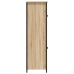 Aparador alto madera contrachapada roble Sonoma 62x32x106,5 cm