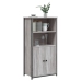 Aparador alto madera contrachapada Sonoma gris 62x36x121,5 cm