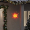 Lámpara de Navidad con LED plegable roja 43 cm