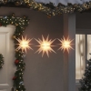 Lámparas de Navidad LED plegables 3 unidades blanco